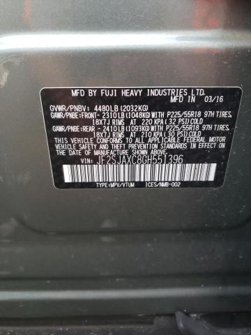 Photo 10 from auction – 2016 SUBARU FORESTER 2 with VIN JF2SJAXC8GH551396
