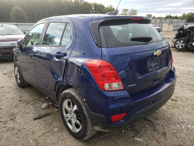 Photo 3 from auction – 2017 CHEVROLET TRAX LS with VIN 3GNCJKSB8HL134474