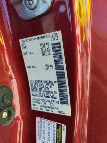 Photo 10 from auction – 2013 NISSAN ALTIMA S with VIN 1N4AL2EP2DC242800