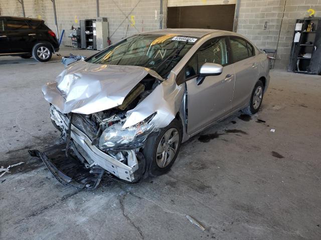 Photo 2 from auction – 2014 HONDA CIVIC LX with VIN 19XFB2F55EE076797