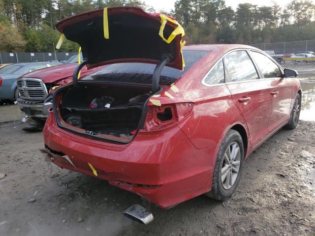 Photo 4 from auction – 2017 HYUNDAI SONATA SE with VIN 5NPE24AF7HH455176