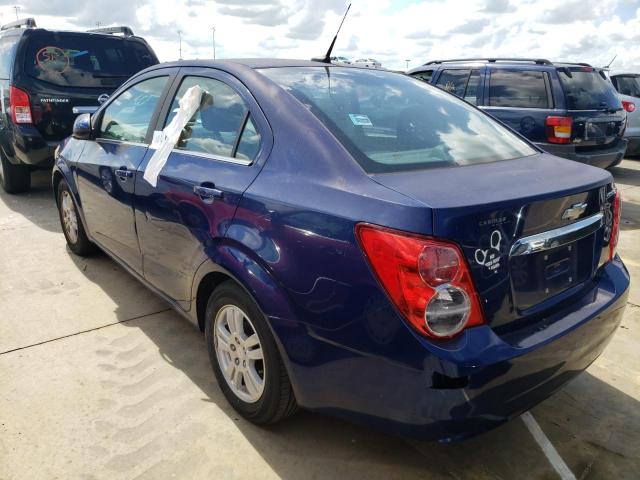 Photo 3 from auction – 2013 CHEVROLET SONIC LT with VIN 1G1JC5SH7D4134653