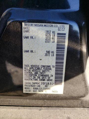 Photo 10 from auction – 2017 NISSAN ALTIMA 2.5 with VIN 1N4AL3AP4HC205832