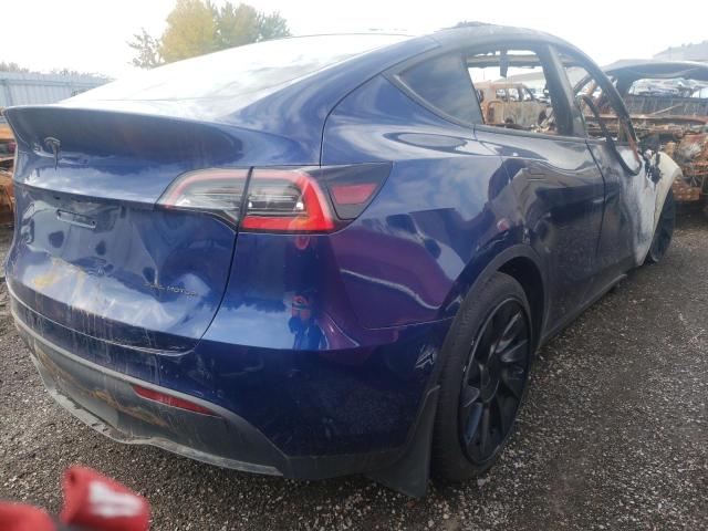 Photo 4 from auction – 2021 TESLA MODEL Y with VIN 5YJYGDEE3MF108176