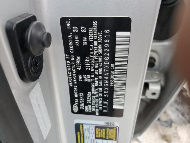 Photo 10 from auction – 2013 KIA OPTIMA EX with VIN 5XXGN4A7XDG229616