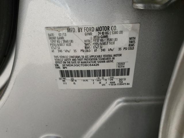 Photo 10 from auction – 2013 FORD EDGE SE with VIN 2FMDK3GC7DBC64426