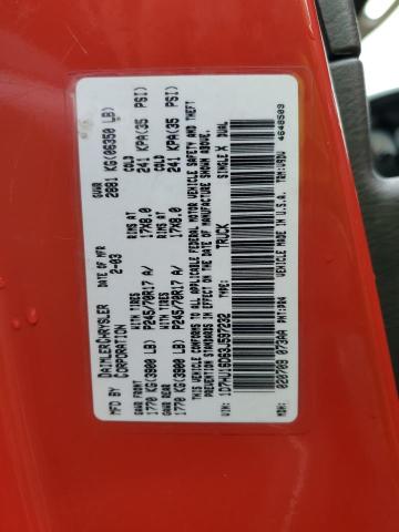 Zdjęcie 10 z aukcji – 2003 DODGE RAM 1500 S z VIN 1D7HU16D63J597232