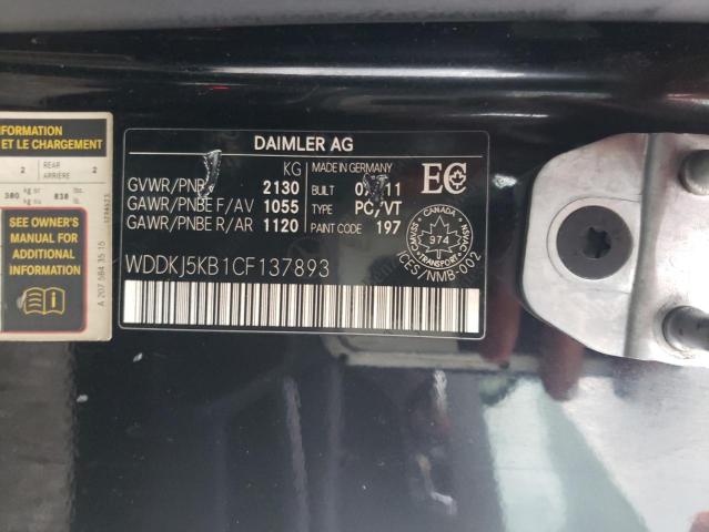 Photo 10 from auction – 2012 MERCEDES-BENZ E 350 with VIN WDDKJ5KB1CF137893