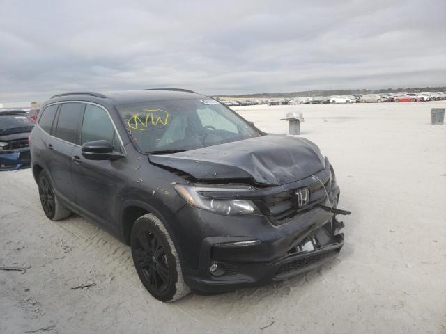 HONDA PILOT SE 2021 with VIN 5FNYF6H26MB083502 - Photo from auction
