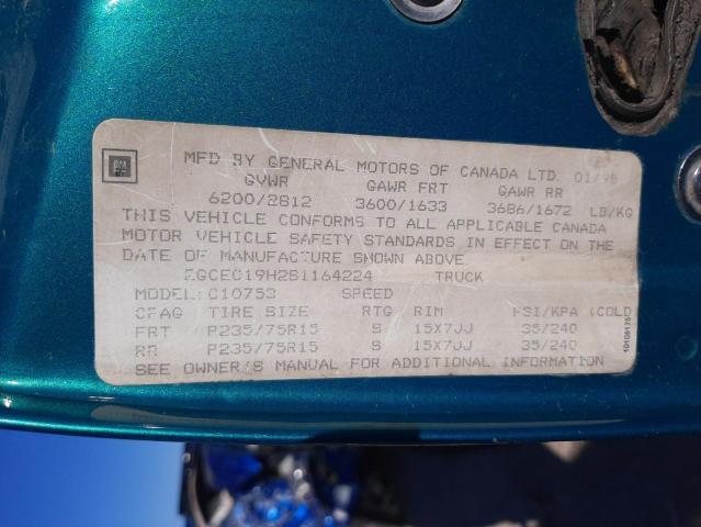 Photo 10 from auction – 1995 CHEVROLET GMT-400 C1 with VIN 2GCEC19H2S1164224