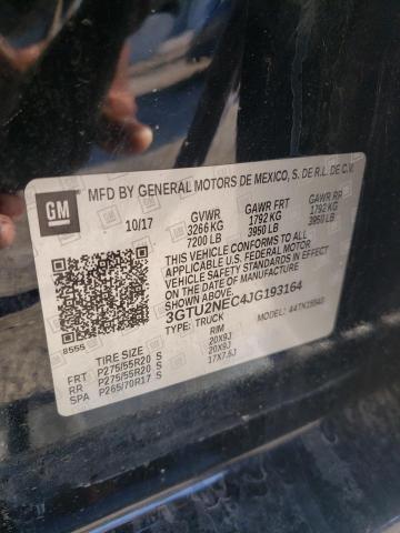 Photo 10 from auction – 2018 GMC SIERRA K15 with VIN 3GTU2NEC4JG193164