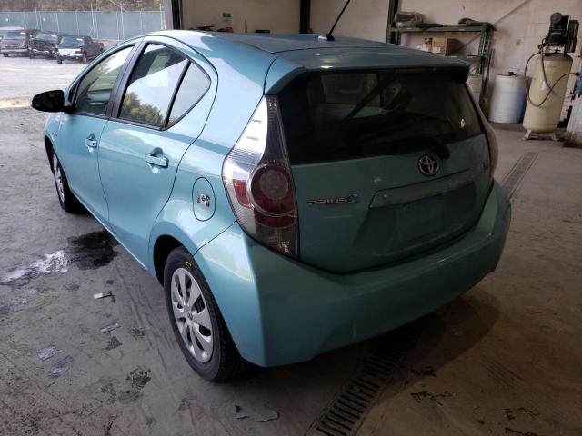 Photo 3 from auction – 2014 TOYOTA PRIUS C with VIN JTDKDTB34E1083648
