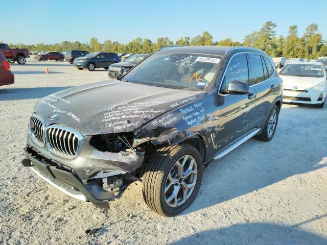 Photo 2 from auction – 2020 BMW X3 XDRIVE3 with VIN 5UXTY5C02L9D09100