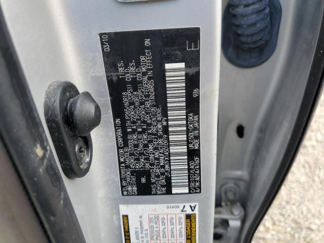 Photo 10 from auction – 2010 LEXUS GX 460 with VIN JTJBM7FX1A5010919