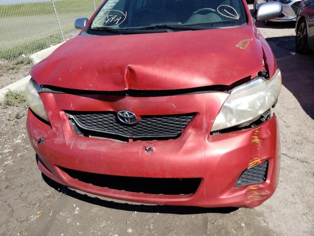 Photo 9 from auction – 2010 TOYOTA COROLLA BA with VIN 1NXBU4EE5AZ345085