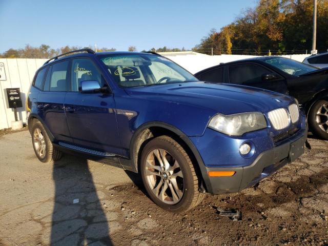 BMW X3 3.0SI 2008 with VIN WBXPC93478WE79024 - Photo from auction
