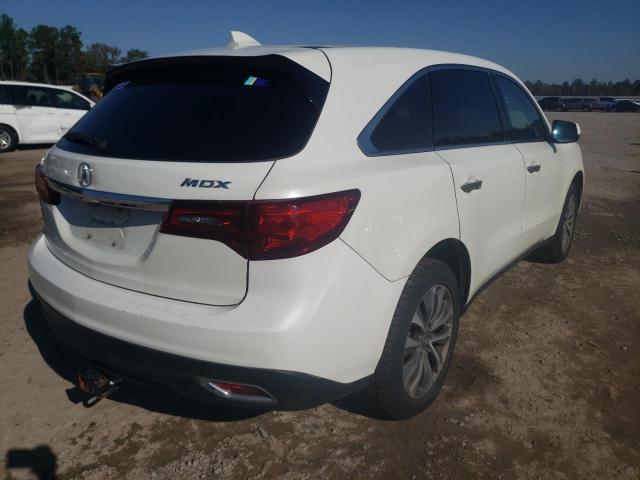 Photo 4 from auction – 2016 ACURA MDX TECHNO with VIN 5FRYD3H49GB002811
