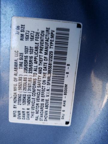 Photo 10 from auction – 2006 HONDA ODYSSEY EX with VIN 5FNRL38656B123229