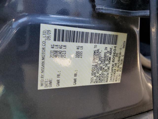 Photo 10 from auction – 2010 NISSAN MAXIMA S with VIN 1N4AA5APXAC809604