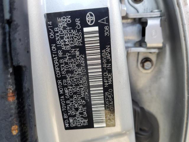 Photo 10 from auction – 2014 TOYOTA PRIUS C with VIN JTDKDTB39E1074492