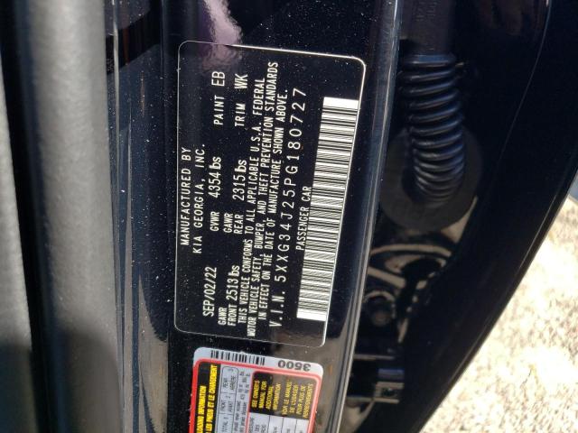 Photo 10 from auction – 2023 KIA K5 EX with VIN 5XXG34J25PG180727