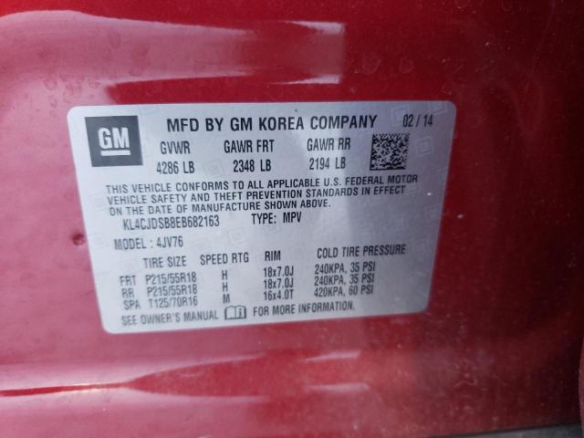 Photo 10 from auction – 2014 BUICK ENCORE PRE with VIN KL4CJDSB8EB682163