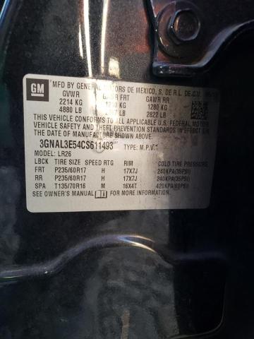Photo 10 from auction – 2012 CHEVROLET CAPTIVA SP with VIN 3GNAL3E54CS611493