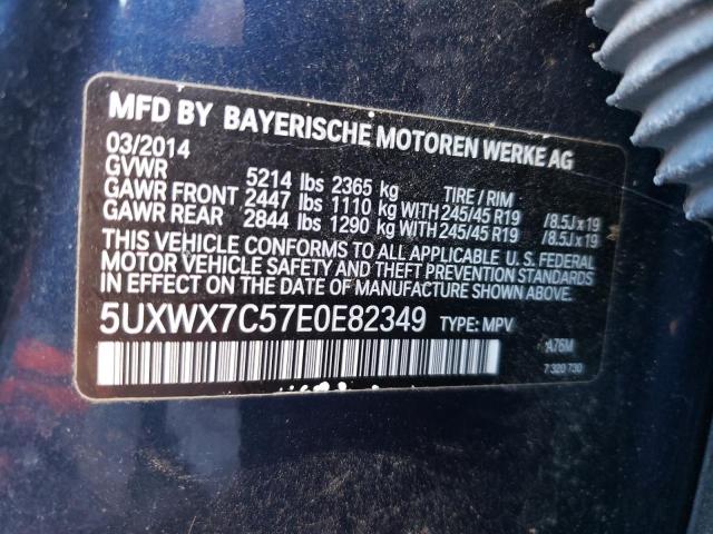 Photo 10 from auction – 2014 BMW X3 XDRIVE3 with VIN 5UXWX7C57E0E82349