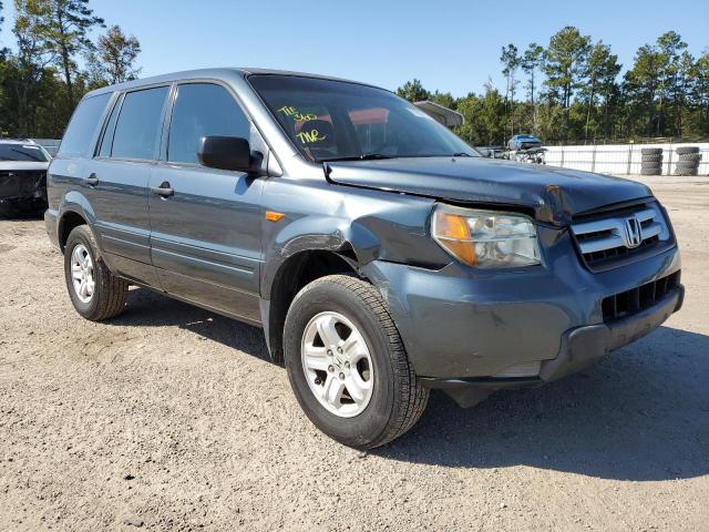 HONDA PILOT LX 2006 with VIN 5FNYF28176B042203 - Photo from auction
