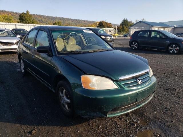 HONDA CIVIC LX 2001 with VIN 2HGES16571H579382 - Photo from auction