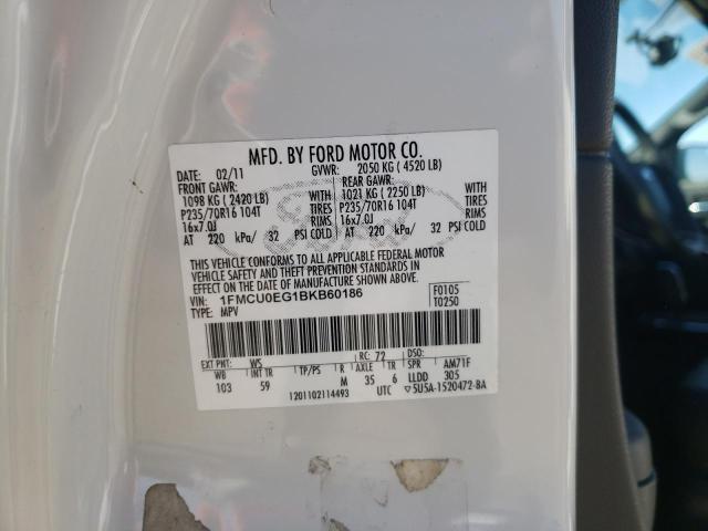 Photo 10 from auction – 2011 FORD ESCAPE LIM with VIN 1FMCU0EG1BKB60186