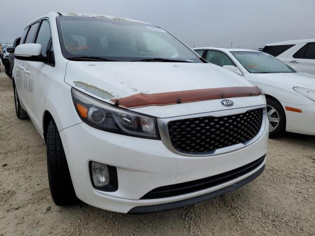 KIA SEDONA EX 2015 with VIN KNDMC5C1XF6020983 - Photo from auction