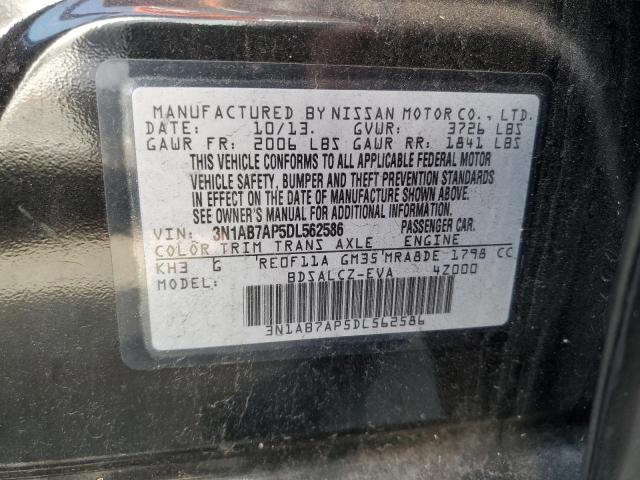 Photo 10 from auction – 2013 NISSAN SENTRA with VIN 3N1AB7AP5DL562586