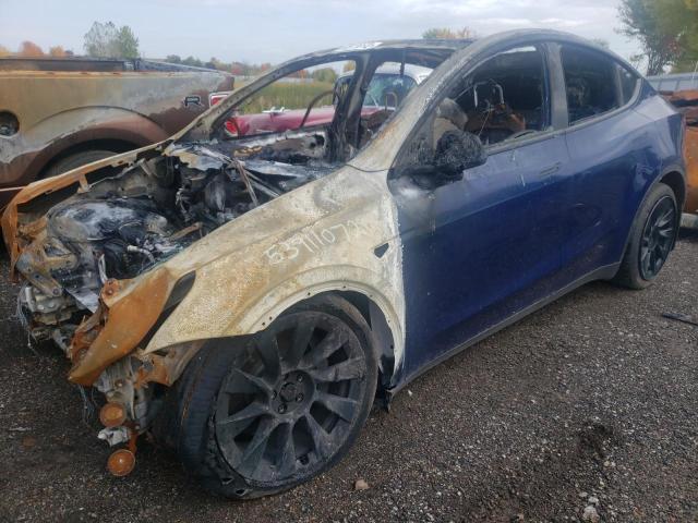 Photo 2 from auction – 2021 TESLA MODEL Y with VIN 5YJYGDEE3MF108176
