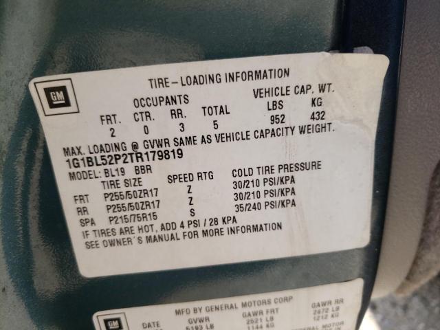 Photo 10 from auction – 1996 CHEVROLET CAPR/IMPAL with VIN 1G1BL52P2TR179819