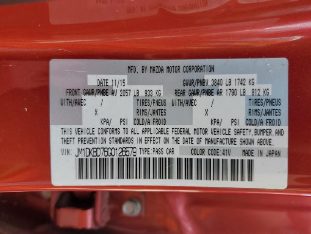 Photo 10 from auction – 2016 MAZDA CX-3 GRAND with VIN JM1DKBD76G0126579