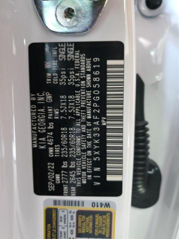 Photo 10 from auction – 2023 KIA SPORTAGE E with VIN 5XYK33AF2PG058619