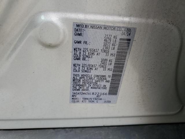 Photo 10 from auction – 2014 NISSAN ROGUE S with VIN 5N1AT2MV2EC822166