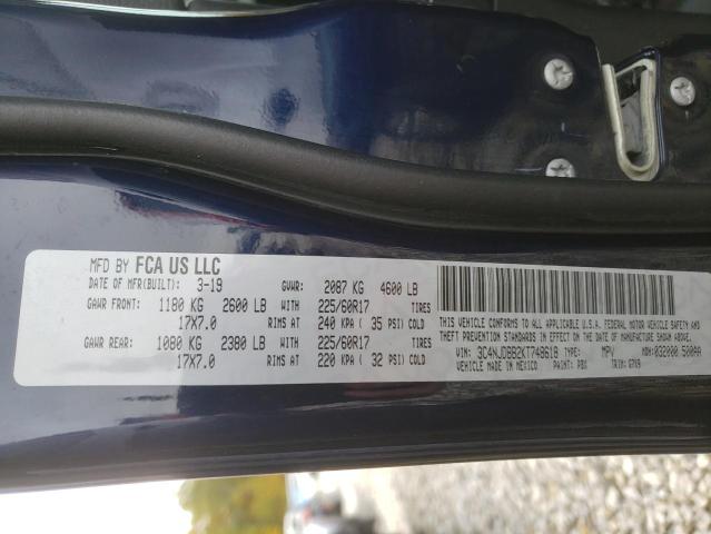 Photo 10 from auction – 2019 JEEP COMPASS LA with VIN 3C4NJDBB2KT748618