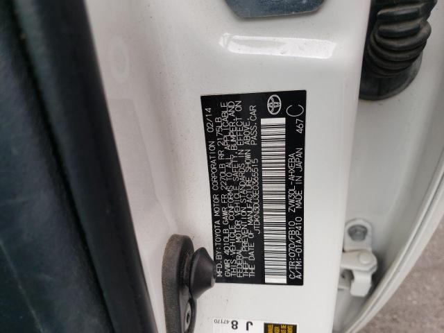 Photo 10 from auction – 2014 TOYOTA PRIUS with VIN JTDKN3DU3E0365515