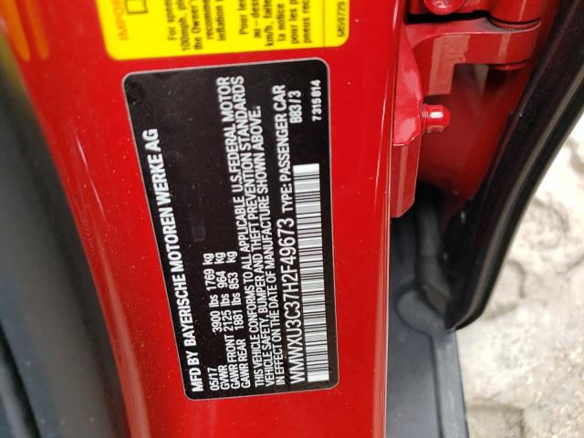 Photo 10 from auction – 2017 MINI COOPER S with VIN WMWXU3C37H2F49673