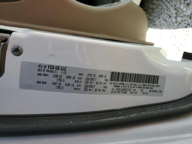 Photo 10 from auction – 2015 CHRYSLER TOWN & COU with VIN 2C4RC1AG9FR677272