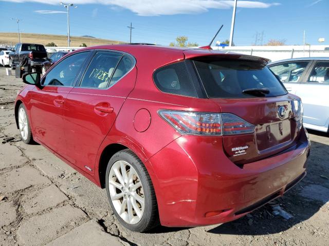 Photo 3 from auction – 2012 LEXUS CT 200 with VIN JTHKD5BH5C2083395
