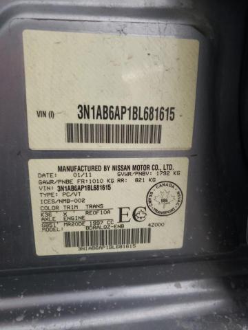 Zdjęcie 10 z aukcji – 2011 NISSAN SENTRA 2.0 z VIN 3N1AB6AP1BL681615