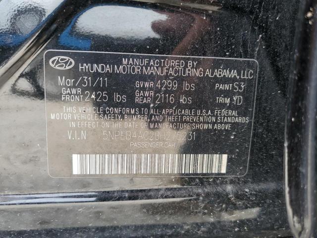 Photo 10 from auction – 2011 HYUNDAI SONATA GLS with VIN 5NPEB4AC2BH275231