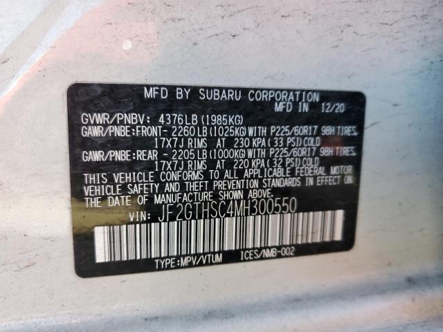 Photo 10 from auction – 2021 SUBARU CROSSTREK with VIN JF2GTHSC4MH300550