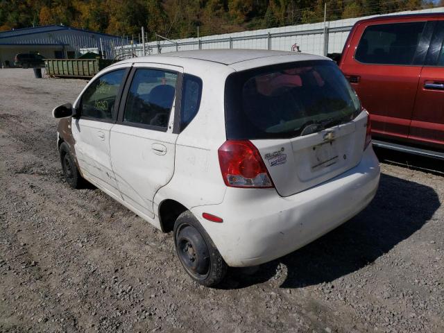 Photo 3 from auction – 2007 CHEVROLET AVEO BASE with VIN KL1TD66677B726749