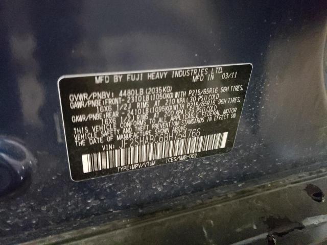 Photo 10 from auction – 2011 SUBARU FORESTER 2 with VIN JF2SHABC6BH754766