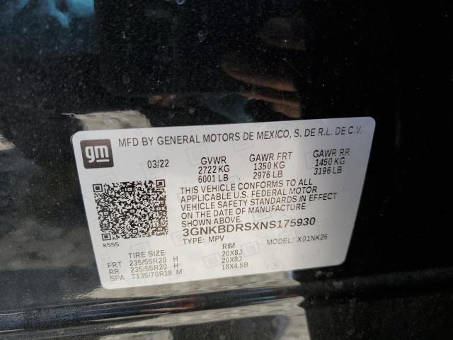 Photo 10 from auction – 2022 CHEVROLET BLAZER 3LT with VIN 3GNKBDRSXNS175930