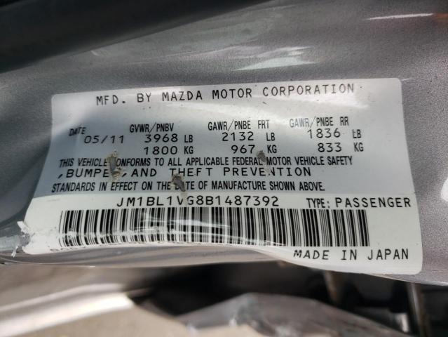 Photo 10 from auction – 2011 MAZDA 3 I with VIN JM1BL1VG8B1487392